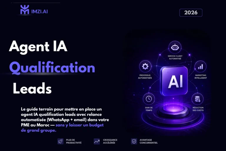 Agent IA qualification leads : relance automatisée WhatsApp et email pour PME au Maroc