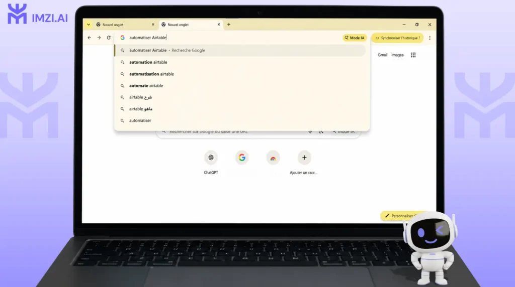 Capture Google Suggest / Answer the Public sur "automatiser Airtable"
