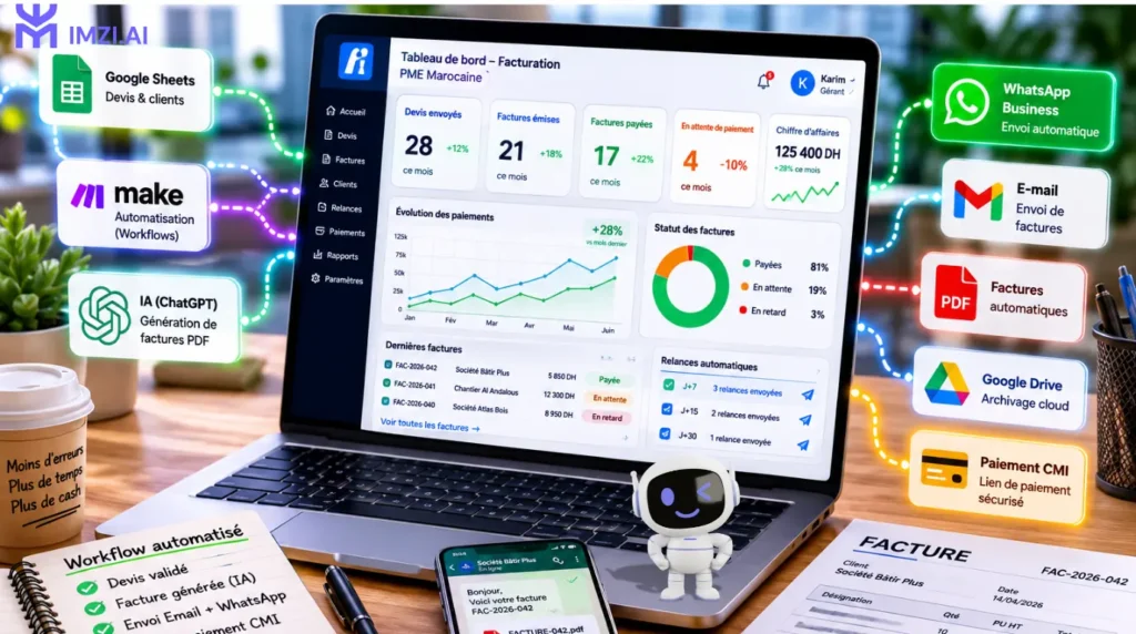Automatisation de la facturation et des devis d'une PME marocaine avec l'intelligence artificielle