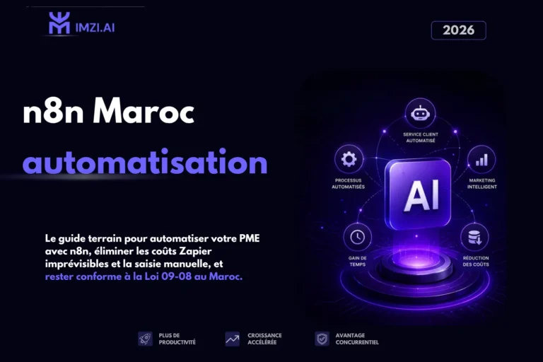 Guide n8n Maroc automatisation : alternative Zapier pour PME, conformité CNDP et Loi 09-08