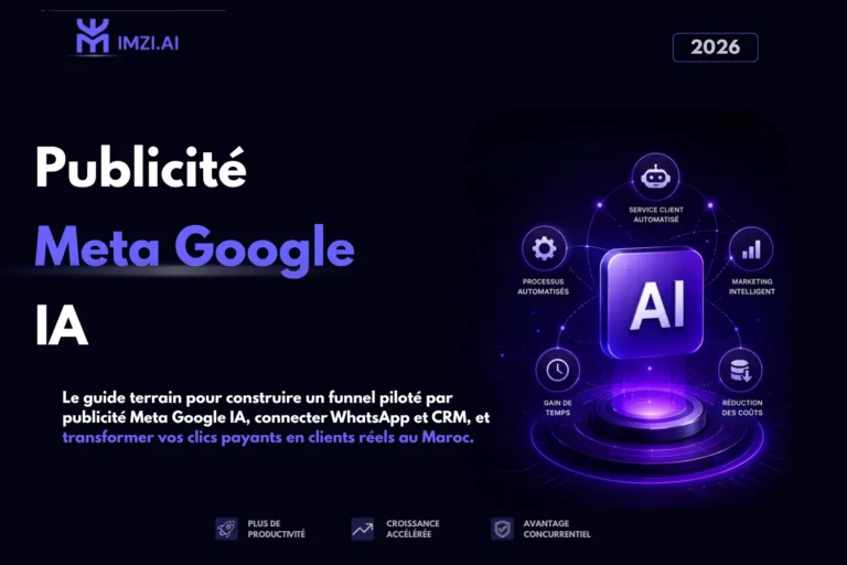 Publicité Meta Google IA au Maroc : funnels et landing pages qui convertissent pour PME marocaines